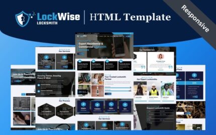 LockWise - Locksmith & Security Systems HTML5 Website Template