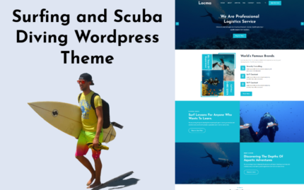 Locma - Swimming School Surfing and Scuba Diving WordPress Theme