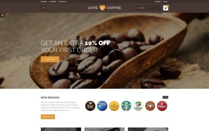 Love Coffee - Coffee House OpenCart Template