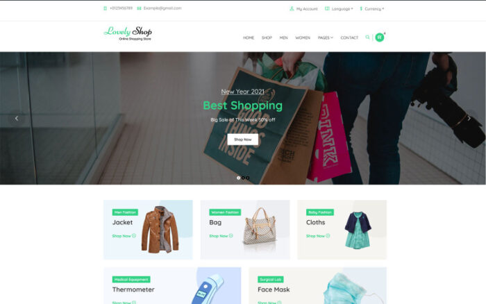 LovelyShop - WooCommerce WordPress Theme WooCommerce Theme