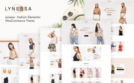 Lynessa - Fashion Elementor WooCommerce Theme