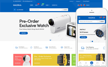 Madina - Electronics Store WooCommerce Theme