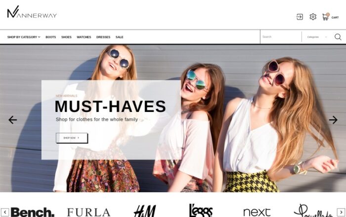 Mannerway - Clothes & Accessories PrestaShop Theme