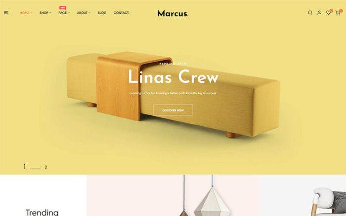 Marcus - Furniture & Home Decor PrestaShop Theme