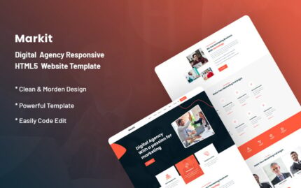 Markit – Digital Agency Responsive Website Template