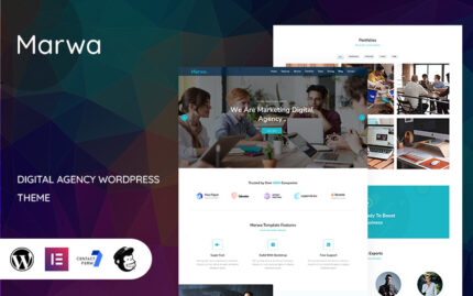 Marwa - Digital Agency WordPress Theme