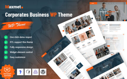 Maxmet - Corporate Business WordPress Theme