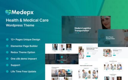 Medepx - Health And Medical Care Wordpress Theme WordPress Theme