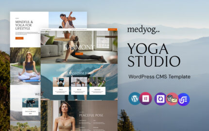 Medyog - Yoga Studio WordPress Elementor Theme WordPress Theme