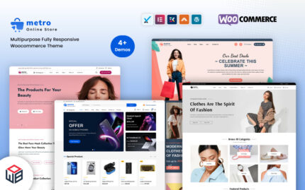 Metro - Electronics MegaShop WooCommerce Template WooCommerce Theme