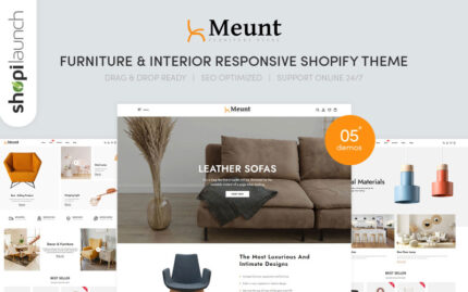 Meunt - Furniture & Interior Responsive Shopify Theme