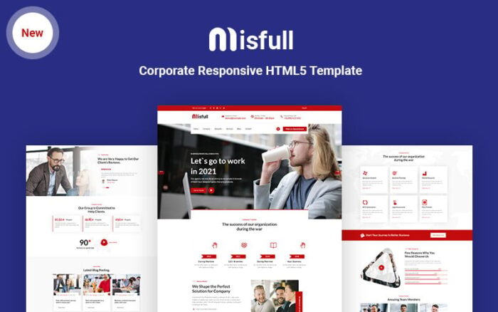 Misfull - Corporate Responsive HTML Website Template