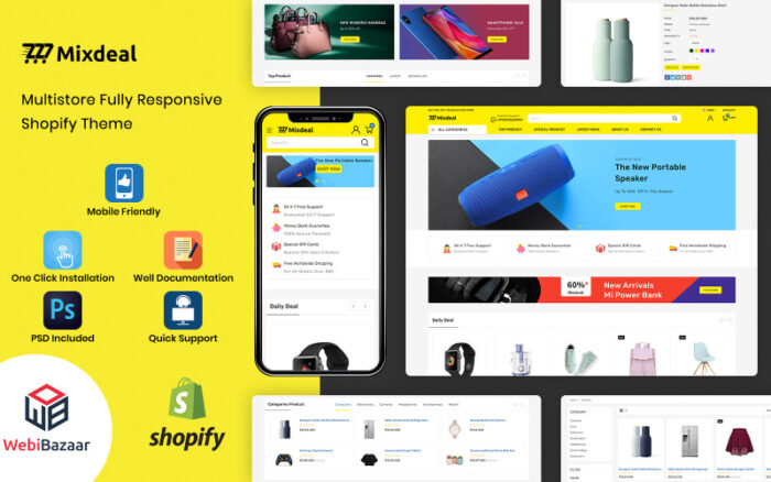 Mixdeal - Minimal Modern Shopify Theme