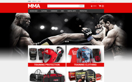 MMA Outfit Store PrestaShop Theme