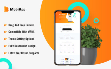 Mobile App Showcase WordPress Theme