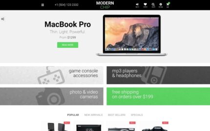 Modern Chip PrestaShop Theme