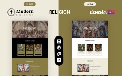 Modern - Church And Religion WordPress Theme