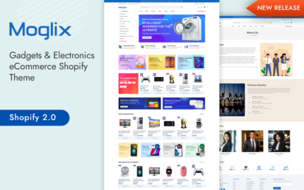 Moglix - Gadgets & Electronics eCommerce Shopify 2.0 Theme Shopify Theme