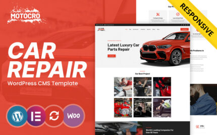 Motocro - Car Services and Auto Mechanic WordPress Theme