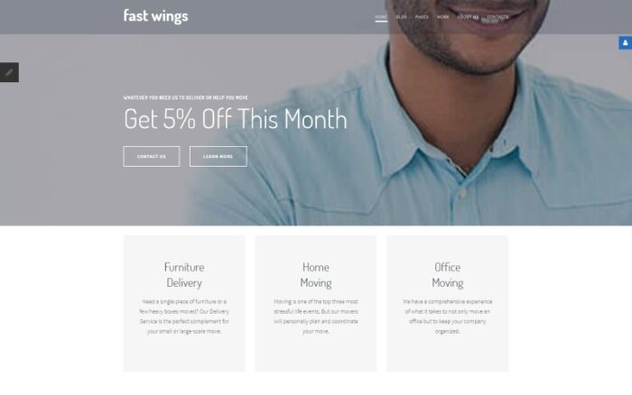 Moving Company Responsive Joomla Template