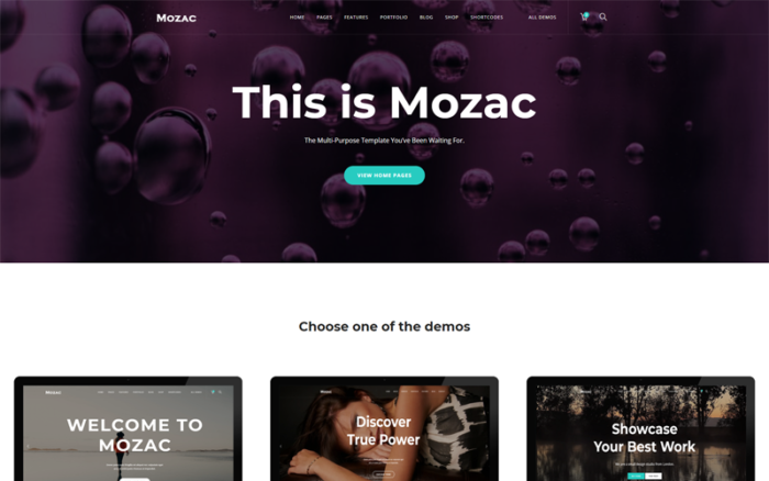 Mozac - Multipurpose HTML5 Website Template