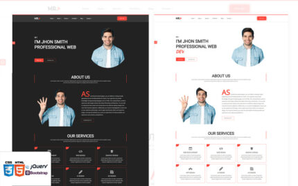 Mrmurad - Personal Portfolio and Resume Responsive Website Template