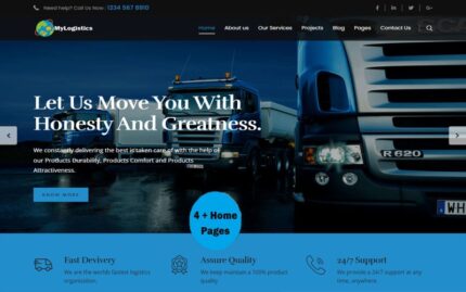 MyLogistics - Transportation Html Responsive Template Website Template