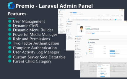 Natsume - A Laravel Admin Starter Admin Template