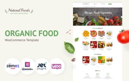 Natural Foods - Organic Food Template for Online Stores WooCommerce Theme