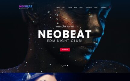 Neobeat - Night Club & Entertainment WordPress Theme