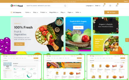 NettaFood - Multipurpose eCommerce - Multipurpose Bootstrap 5 Template - HTML5 Website Template