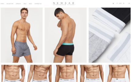 Newear - Men's Underwear Multipage Clean Shopify Theme