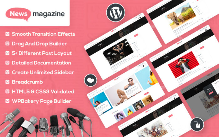 News & Magazine - Photography Blog WordPress Theme