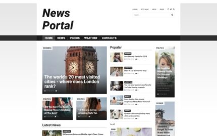 News Portal Responsive Joomla Template