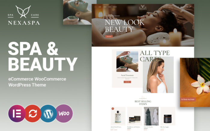 Nexaspa - Spa, Cosmetic and Beauty WooCommerce Theme