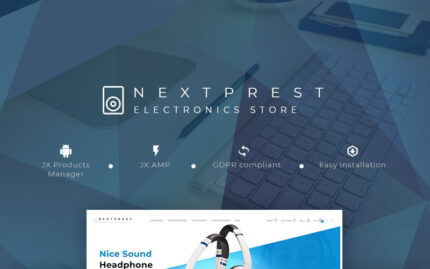 Nextprest - Electronics Store Clean Bootstrap Ecommerce PrestaShop Theme