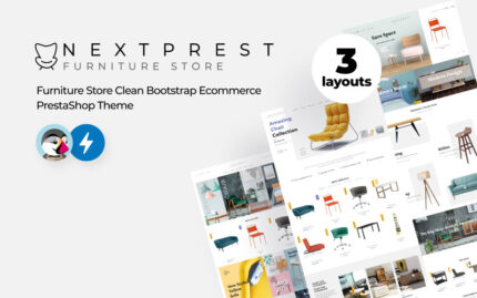 Nextprest - Furniture Store Clean Bootstrap Ecommerce PrestaShop Theme