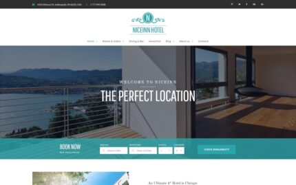 NiceInn - Small Hotel Responsive WordPress Theme