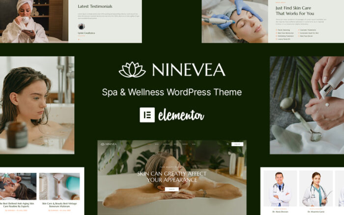 Ninevea - Spa & Massage Salon Beauty WordPress Theme