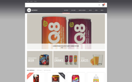 NonAlcoholic Drinks PrestaShop Theme