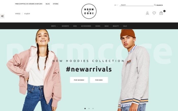 Normcore - Apparel Store PrestaShop Theme