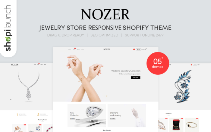 Nozer- Jewelry Store Responsive Shopify Theme