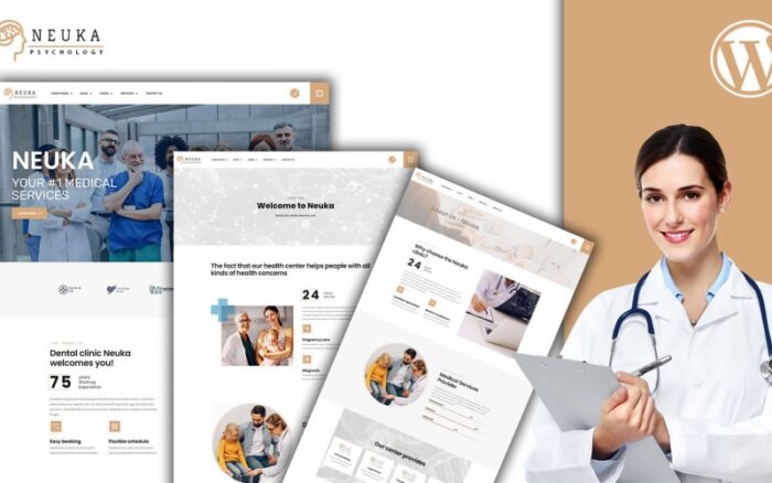 Nueka Therapy Practice WordPress Theme