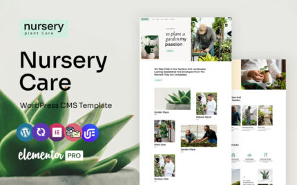 Nursery - Nursery Plant And Garden Multipurpose WordPress Elementor Theme WordPress Theme