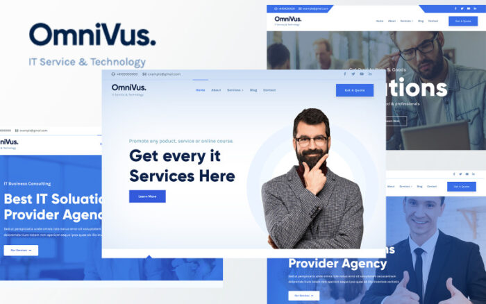 Omnivus - IT Solutions & Services WordPress Theme