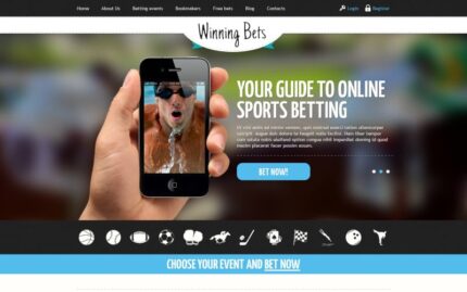 Online Betting Responsive Website Template