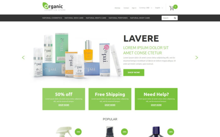 Organic Goods PrestaShop Theme