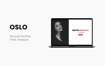 Oslo - Premium Personal Portfolio Template Landing Page Template