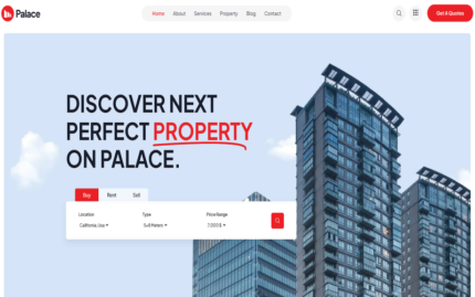 Palace - Real Estate WordPress Theme