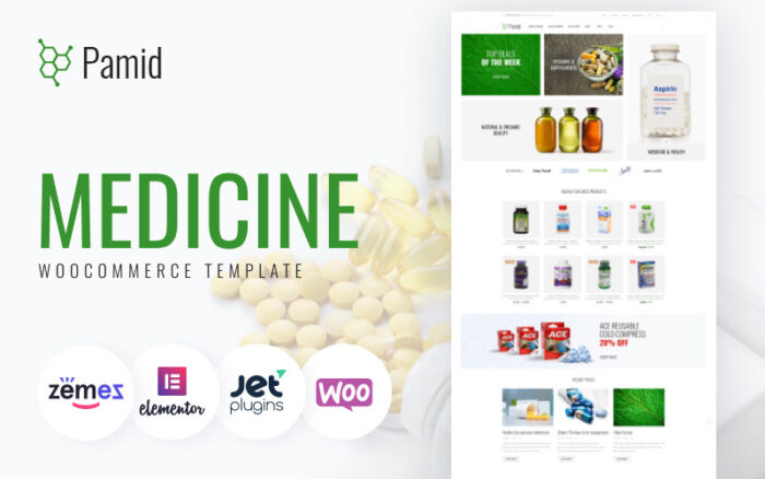 Pamid - Drug Store Responsive WooCommerce Theme